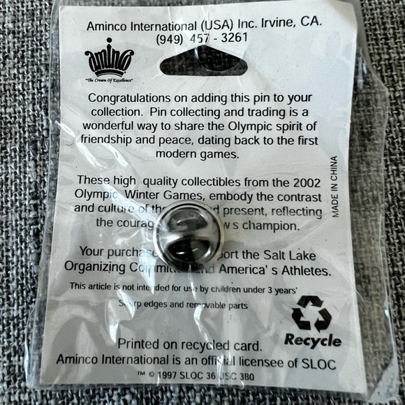 Salt Lake 2002 Olympic Collectible Pins - Tandem Bicycle & 3.2 Beer Mug - Picture 3 of 6